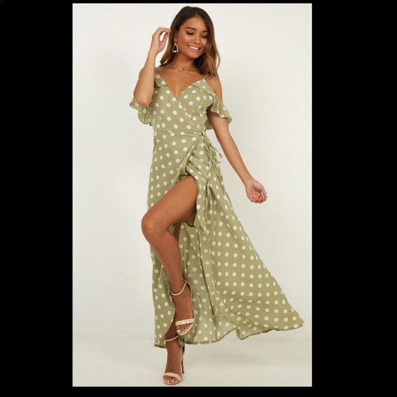 Showpo. Dresses & Skirts - SHOWPO Polka Dot Maxi Dress